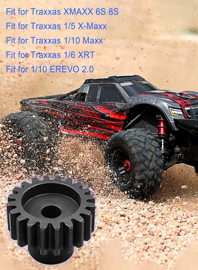 ULZOZN 20T Motor Pinion Gear Fit for Traxxas 1/5 X-Maxx XMAXX 6S 8S 1/6 XRT 1/10 EREVO 2.0 Maxx, Hardened Steel Upgrade Parts - Image 5